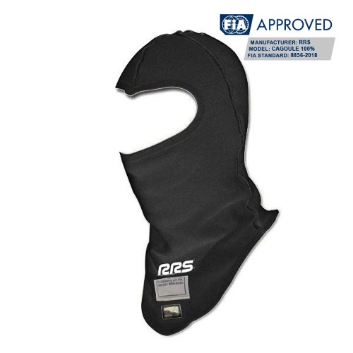 RRS FIA 8856-2018 Open Face Balaclava - Black