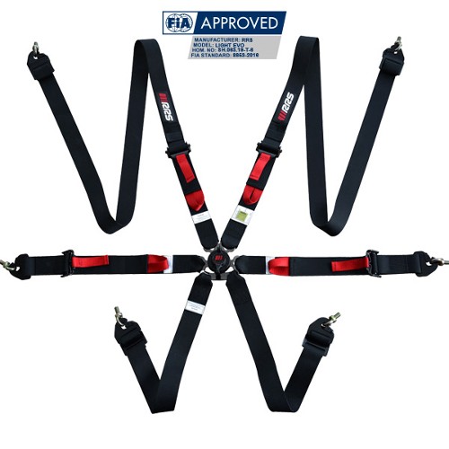 RRS R6 2” Ultra Lightweight EVO Harness – FIA 8853-2016 Approved