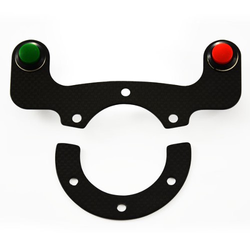 Carbon Twin Button Steering Wheel Bracket