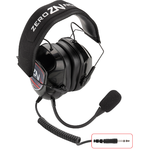 Zeronoise Headset Valiant - Male Jack Stereo 6.35mm