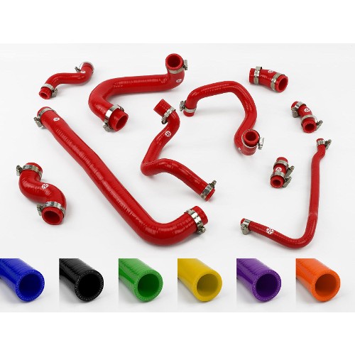 MINI One/Cooper MK1 R50/R52 Non-AC '00-'03 Silicone Radiator Coolant Hose Kit