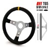 RRS MONTE CARLO Steering Wheel, Aluminium Spokes, Synthetic Leather, 32x28mm Grip Section