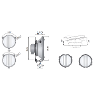 Wesem 180mm Lamp