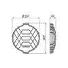Wesem HO2 - 183mm Grille