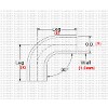 Aluminium Pipe / Hose Joiner / Coupler - Straight Lengths & 45/90 Degree Elbows