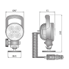 WESEM Work Lamp with Magnetic Base