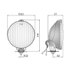 Wesem HO2 - 183mm Fog light