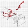 Land Rover Freelander MK1 1.8 Petrol Silicone PRT Coolant Hose Kit