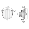Wesem 180mm Drive and Fog Lamps