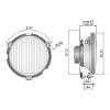 Wesem 150mm Drive and Fog Lamps